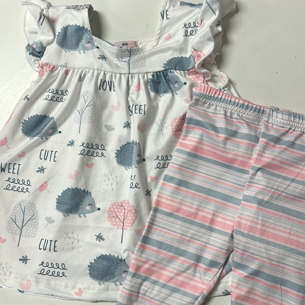 Pete & Lucy Hedgehog Cherry Blossom Outfits size 2 - Picture 5 of 6